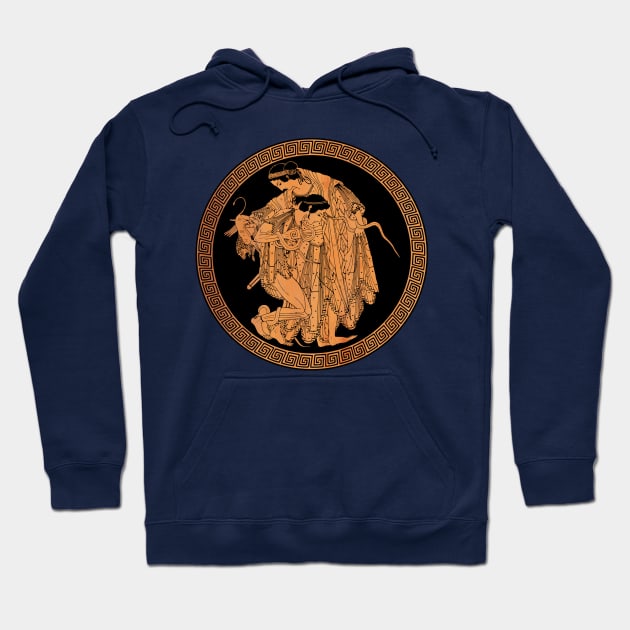 Thetis and Peleus Hoodie by Mosaicblues